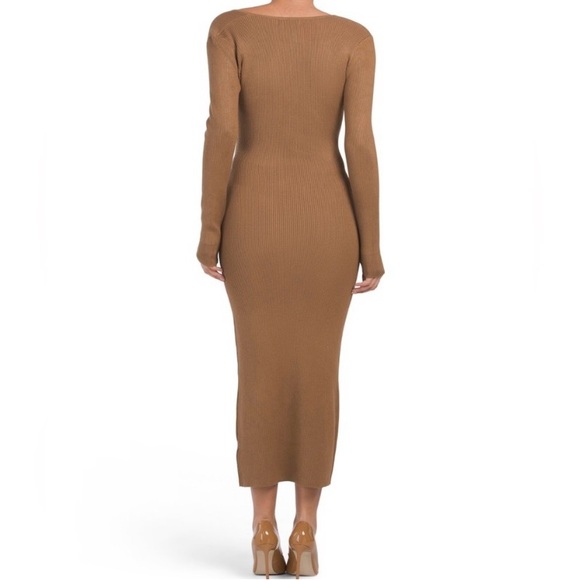 House of Harlow 1960, NWT, Twist Front Stretchy Midi Cutout Dress - Gorgeous! - Picture 2 of 2
